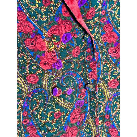 Victoria’s Secret size S vintage gold label robe/ smoking jacket - Picture 3 of 11